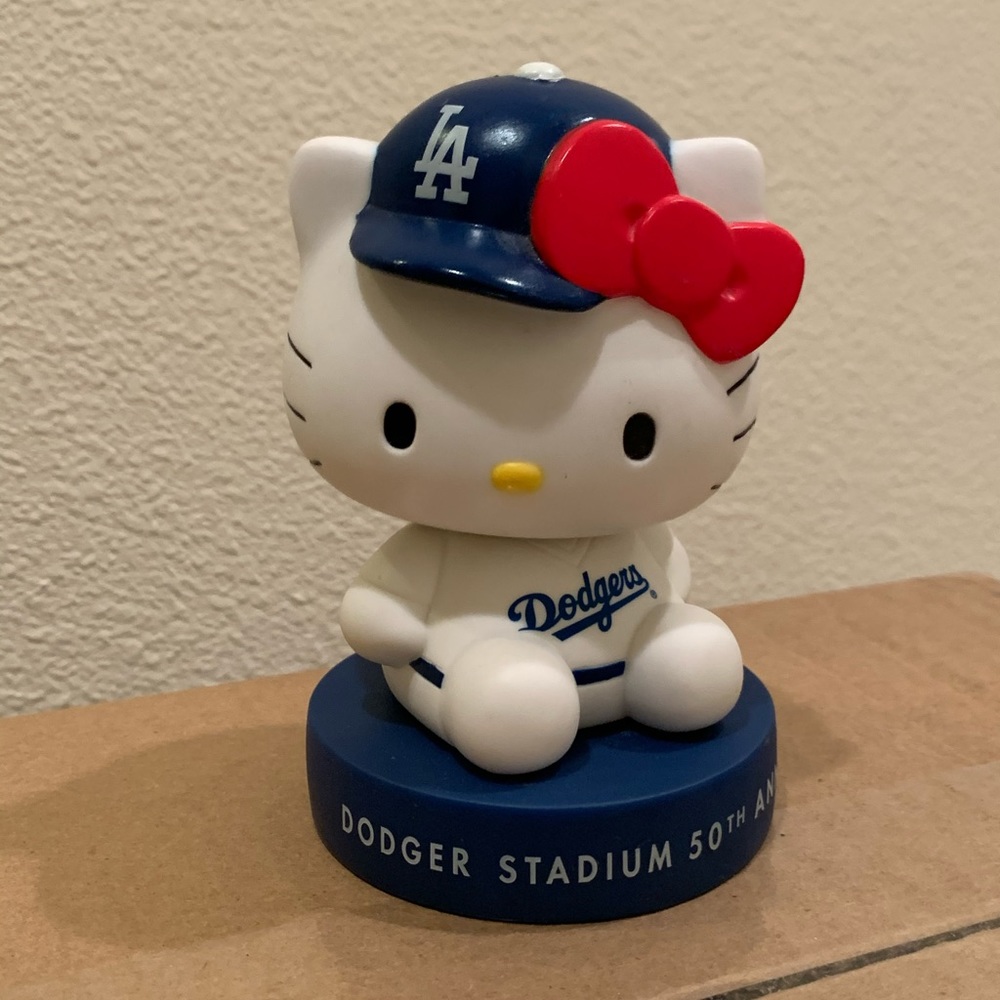 Hello Kitty Dodgers Bobble Head